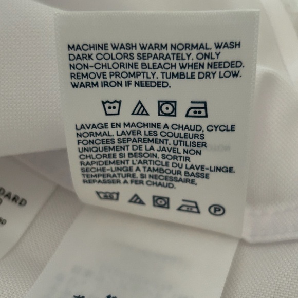 Lands' End School Uniform Short Sleeve Button-Down Oxford Sport Shirt, Size L - Picture 10 of 11